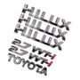 Kit Emblemas Cromados Toyota Hilux 2.7 Vvt-i Toyota Hilux