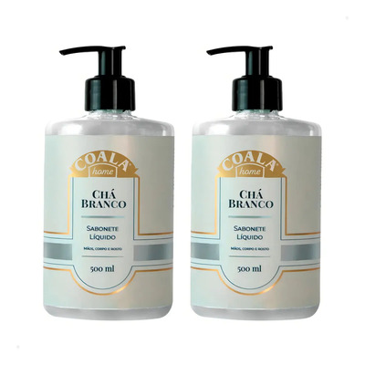 Kit 2 Sabonete Líquido Coala Home - Chá Branco 500ml | MercadoLivre