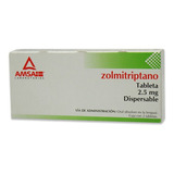 Zolmitriptano 2 Tabletas 2.5mg