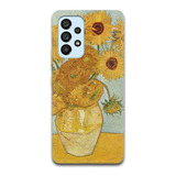 Funda Van Gogh Girasoles Para Galaxy Todos