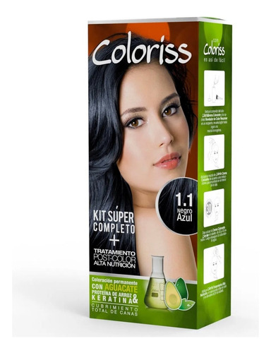 Tinte Para Cabello Coloriss - G  Tono N - g a $584