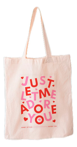 Bolsa De Tela Lienzo Tote Bag Harry Styles Adore You