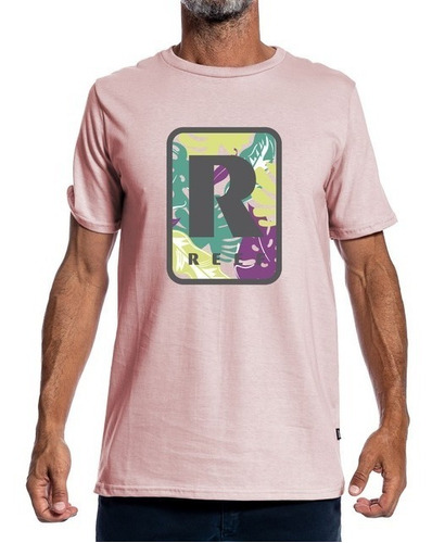 Remera Reef Botanic Tee Rosa Be The One De Hombre