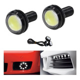 Ojo De Angel (par) Luz Led Lupa 12v Auto Moto Monopatin X2