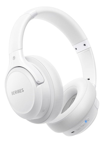 Audifonos Bluetooth ,beribes 65h De Bateria Color Blanco