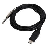 Cable De Audio Usb A 6.5xlr De 3 M Con Grabación Para Juegos