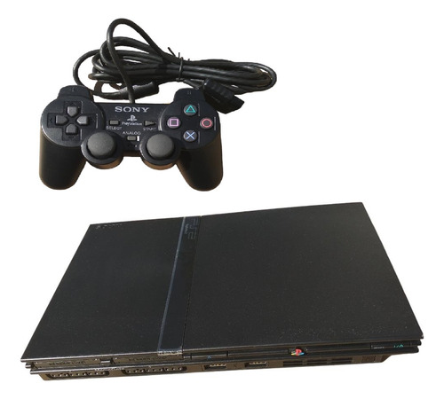 Sony Playstation2 C/ Memory Card E Opl + 18 Jogos Leia A Descrisçâo