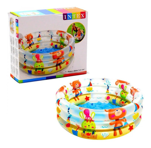 Piscina Inflable Redonda Intex 61cm X 22cm Bebes Dibujo 33lt