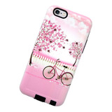 Funda Para iPhone 5 / 5s / Se Case Con Diseño Y Cristal