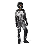 Conjunto Equipo Motocross Fox 180 Bnkr Camu Top Racing 