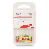 Cunha Interdental De Madeira Sortidas Coloridas Tdv C/100