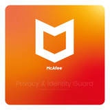 Mcafee privacy & Identity Guard 1 Usuario 1 Ano Assinatura