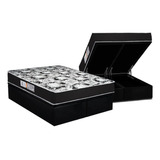 Cama Baú Queen: Colchão D45 Luckspuma Gran Luck Pro+box Crc