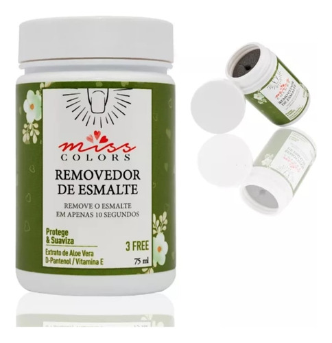 Esponja Removedor De Esmaltes Hidrata & Fortalece 75ml