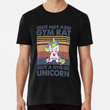 Remera Unicornio Pesas Gimnasio Rata Gimnasio Algodon Premiu