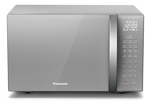 Micro-ondas Panasonic 34l 6 Receitas Inox St67lsrun 110v