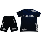 Conjuntos Deportivos Camiseta+pantaloneta Freefire 