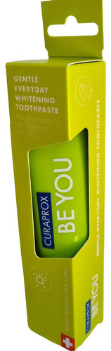 Pasta Dental Be You Curaprox 60ml Blanqueadora Vegana Green