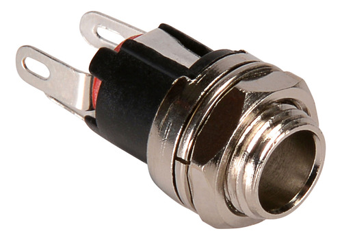 Conector Jack Dc Hueco 2.5mm Para Chasis Con Corte Pack X10