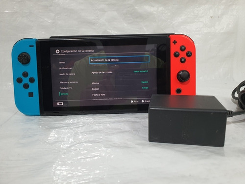 Nintendo Swich Neon Azul Funcionando Perfecto Sin Detalles