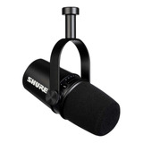 Microfone Para Podcast Mv7-k (preto) - Shure