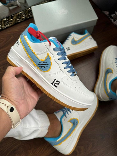 Tenis Air Force 1 Memphis Moda Couro Basquete Lançamento