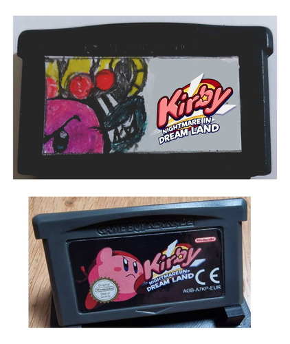 Nintendo Gameboy Advance Kirby Nigthmare Dream Land Cartucho