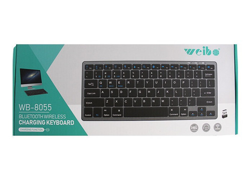 Teclado Wireless Weibo Wb8055