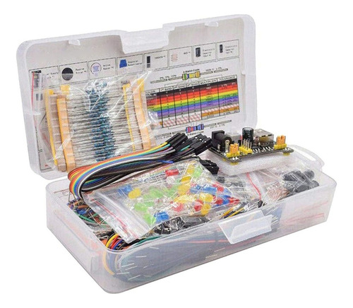 Kit Starter Maker Compatible Con Arduino  830 Piezas.