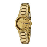 Seiko 5syme46k1 Reloj Automatico Para Mujer Tono Dorado