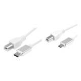 Cable Conector Midi Usb Tipo B A -usb Y Usb Tipo B M