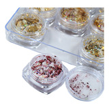 Kit Madrepérola Encapsulamento Decoração Foil Unhas Gel