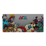 Mousepad Gamer Fallen Ace Rgb Speed++ Estendido Cor Cinza-escuro