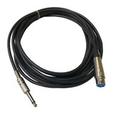 Cable Microfono Xlr Canon Hembra A Plug 6.5 Mm Mono 15 Mts