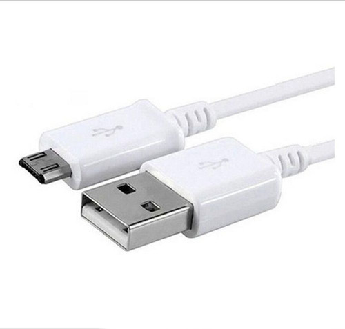 Cable Samsung Usb A V8 Micro Usb Original 1m Datos  Blanco