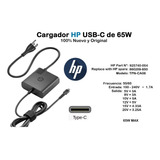 Cargador Original Hp Usb-c 65w | Spectre, Elitebook, Probook