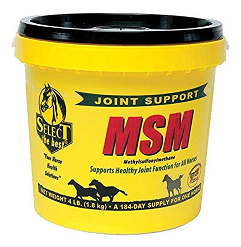 Richdel 784299400405 Msm Powder Joint Support Para Caballos,