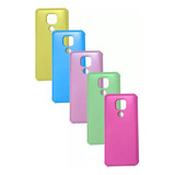Funda Color Pastel Para Motorola Moto E7 Plus / G9 / G9 Play
