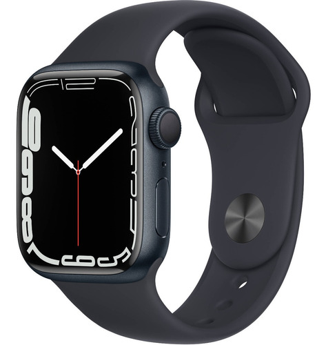 Apple Watch Series 7 45mm Gps Aluminum Midnight Sport Fc A