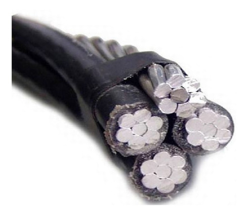 50 Metros Cable 3+1 Aéreo Calibre 6 (cable De Aluminio)