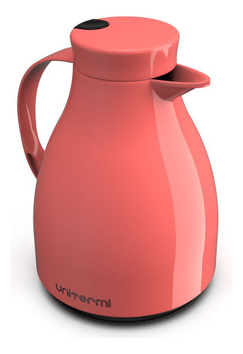 Garrafa Térmica Bule C/ Gatilho 1,0 Litro Café - Rosa