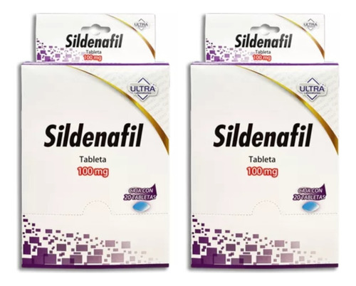 Pack Sildenafil 100 Mg 40 Tabletas Genérico De Viagra