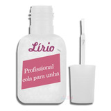 Cola Lirio 10g Unha Postiça Tip Gel Acrigel Fibra Porcelana 