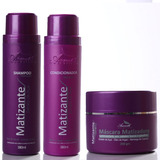 Kit Shampoo, Cond E Mascara Matizante Aramath Home Care