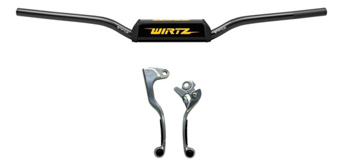 Manubrio Wr5 Negro + Manijas Grip Negro Xtz125 14-19 Wirtz