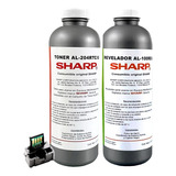 Sharp Paquete Al204rt (chip, Toner Y Revelador)