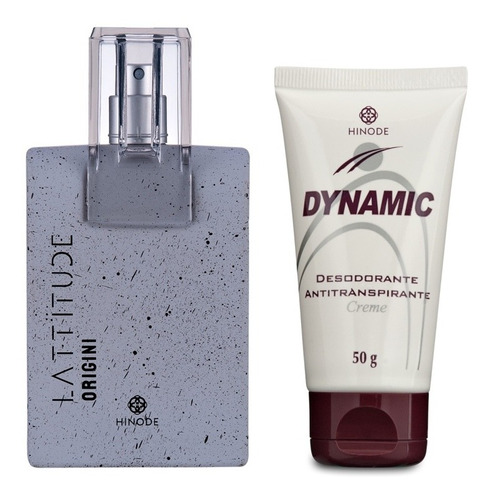 Kit Perfum  Masculino Latitude Origini. Desodorante Em Creme