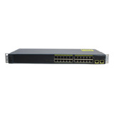Switch Cisco 2960 24 Portas 24tt-l 10/100  Garantia 1 Ano
