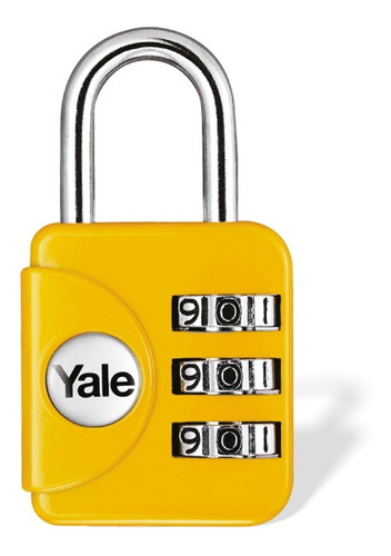 Candado Yale Clave Yp1 Colores ! Lo Mejor En Seguridad! Color Amarillo
