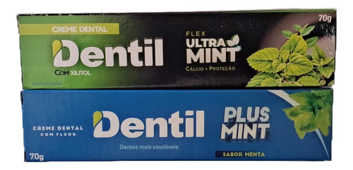 20 Creme Dental Dentil Mint Plus Ultra Mint  Flúor E Xilitol